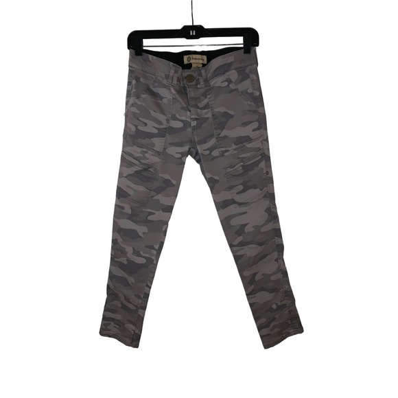 Democracy “AB” solution gray camouflage mid rise skinny jeans size 4 - Picture 1 of 6